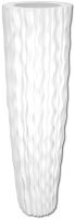 EUROPALMS Designbertopf LAMELLA-140, wei