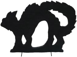 EUROPALMS Silhouette Katze, 63cm