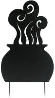 EUROPALMS Pot  sorcire en mtal Silhouette, 83 cm