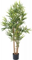 EUROPALMS Bambú deluxe, planta artificial, 120cm