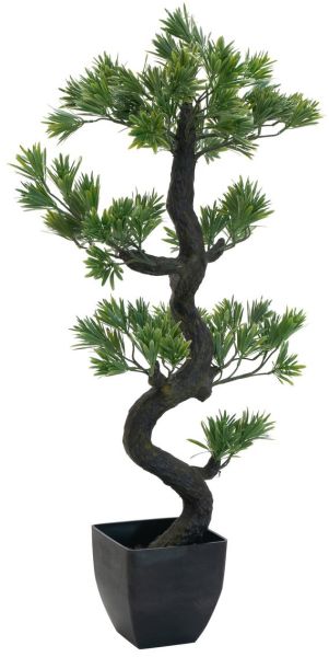 EUROPALMS Bonsai Pinie, Kunstpflanze, 95cm