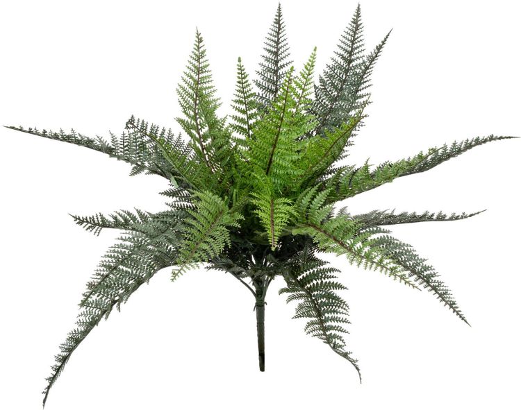 FIRESILX Boston Farn, Kunstpflanze, B1 schwer entflammbar, 50cm