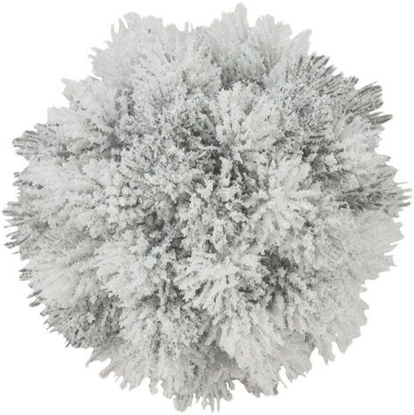 EUROPALMS Pinienkugel, beflockt, 15cm