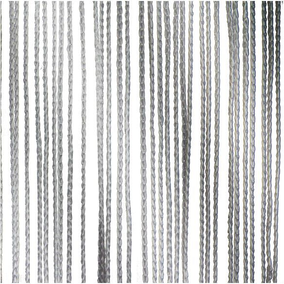 String Curtain 6(h)x3(w)m 6m Length, Grey