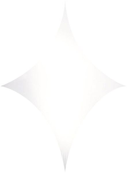 Stretch Shape Diamond 500cm x 250cm, White