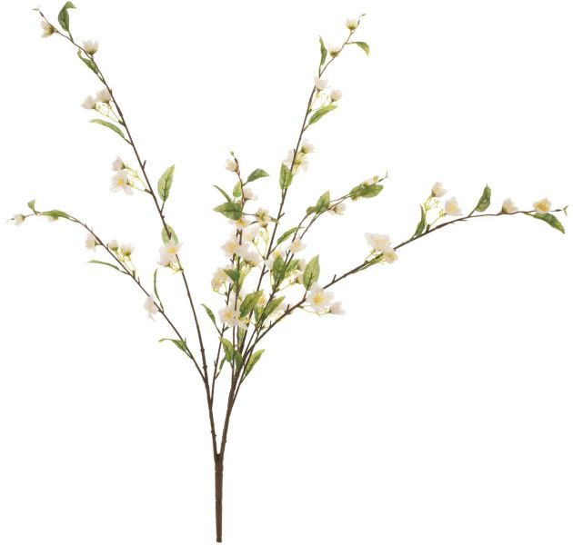 EUROPALMS Kirschzweig, cremefarben, 60cm