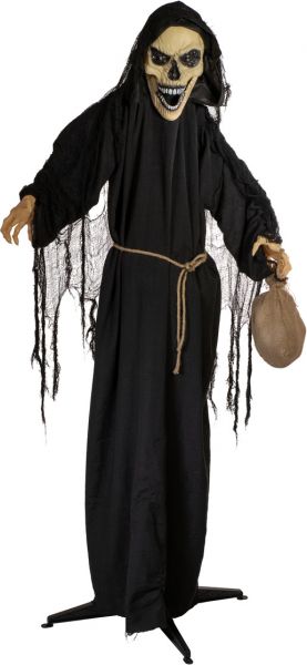 EUROPALMS Halloween Figur Mönch, animiert, 170cm