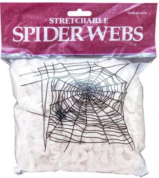 EUROPALMS Halloween Spinnennetz weiß 100g UV-aktiv
