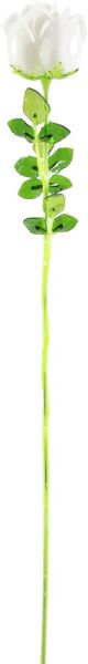 EUROPALMS Kristallrose, weiß 81cm 12x