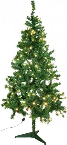 EUROPALMS Tannenbaum, beleuchtet, 180cm