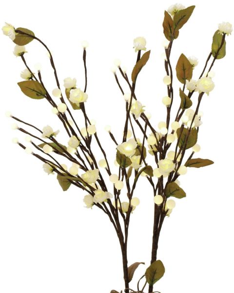 EUROPALMS Kamelien-Bogen, mit LEDs, weiß, 50cm