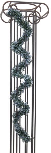 EUROPALMS Grasgirlande, blau, 180cm