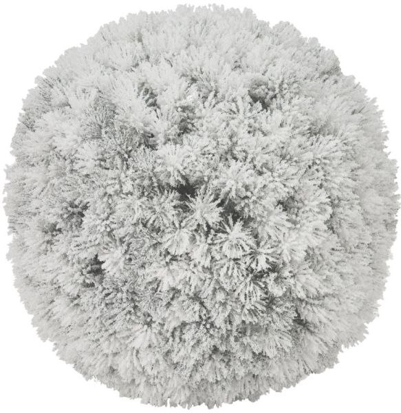 EUROPALMS Pinienkugel, beflockt, 30cm