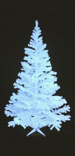 EUROPALMS Tanne, UV-glitzerweiß, 240cm