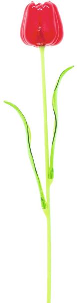 EUROPALMS Kristalltulpe, rot 61cm 12x