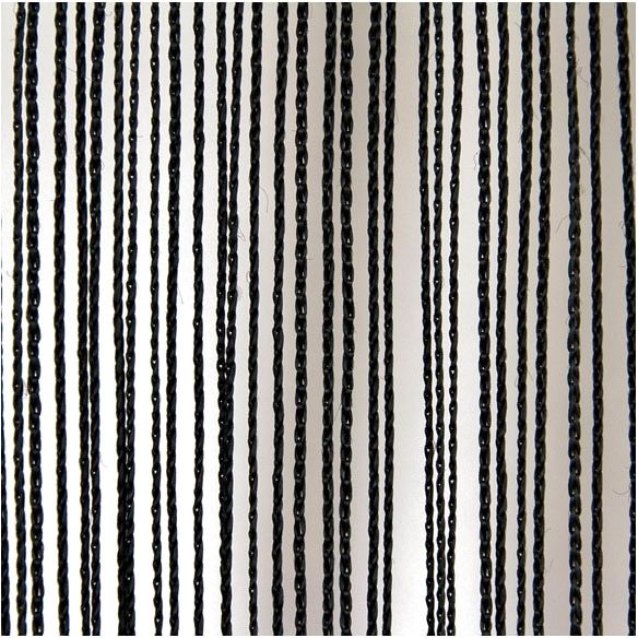 String Curtain 4(h)x3(w)m 4m Length, Black