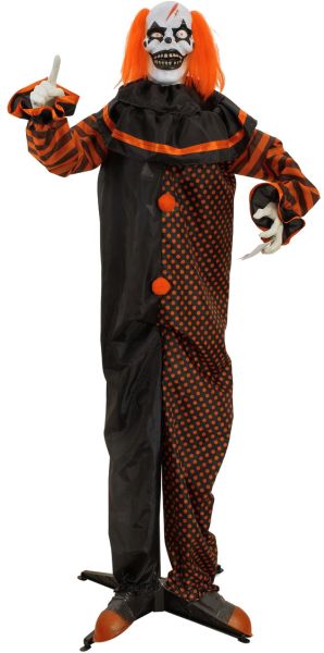 EUROPALMS Halloween Figur Pop-Up Clown, animiert, 180cm