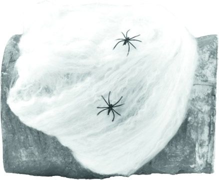 EUROPALMS Halloween Spinnennetz weiß 50g UV-aktiv