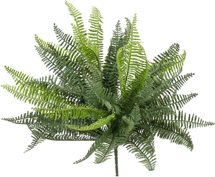 FIRESILX Waldfarn, Kunstpflanze, B1 schwer entflammbar, 38cm