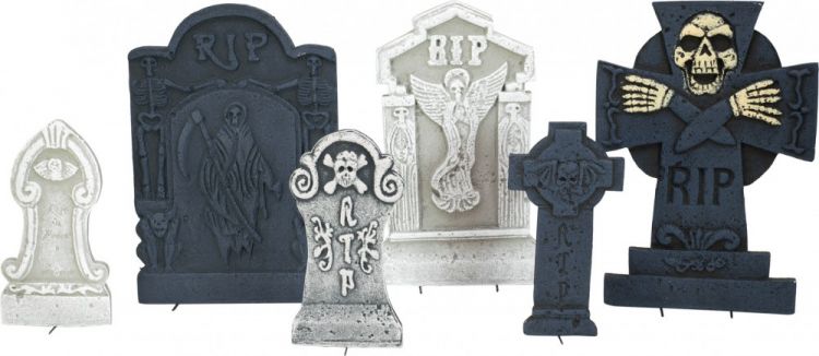 EUROPALMS Halloween Grabsteinset &quot;Friedhof&quot;
