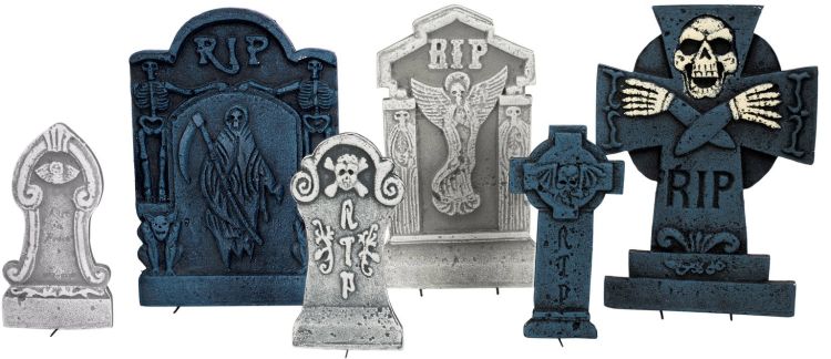 EUROPALMS Halloween Grabsteinset "Friedhof"