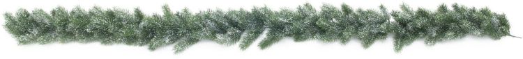 EUROPALMS Tannengirlande, beschneit, PE, 180cm