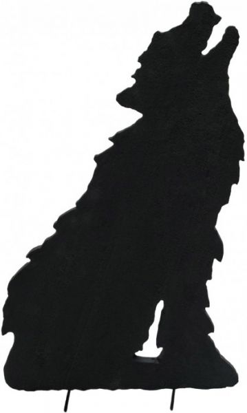 EUROPALMS Silhouette Wolf, 63cm